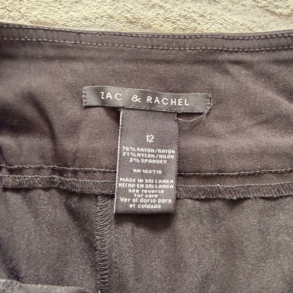 Zac & Rachel Black Mini Skirt - Picture 2 of 2